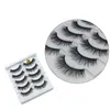 6D Mink False eyelashes 43 Styles Natural Long Makeup for Eyes 5 Pairs