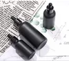Fabrika Fiyatı Siyah Mat Cam Damla Şişeler 30ml 50ml 100ml Boş Uçucu Yağ Şarkıları Kozmetik Konteynerler Ücretsiz Nakliye