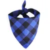 Hond Driehoek Bandanas Verstelbare Hond Kat Neck Sjaal Tie Bowtie Stropdas Bandana Kraag Draag Hond Accessoires Plaid Sjaal DHL GRATIS