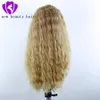2020 newest Blonde 360 lace frontal full Wigs Free Part celebrity synthetic lace front wig with baby hair For Women