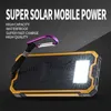 Huge Capacity Solar Power Bank 20000mAh Dual-USB Waterproof Power Battery Charger For All Phone Iphone Huawei Xiaomi