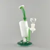 8-Inch Perc Water Pipe Glass Bong - New Design, 14mm Joint