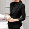 2019秋6色スリムフィットブレザー女性ジャケットワンボタンオフィスワークブレザー長袖衣装コートカジュアルスーツジャケット