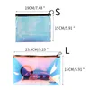 Sacs à cosmétiques étuis mode Laser sac femmes étui de maquillage TPU Transparent beauté organisateur pochette femme gelée dame maquillage