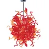 Hängsmycke Lampor Färgade Hängande CHANDELEIRS Pendant-Light För Hem Dekoration LED Lampor Style Murano Blown Glass Craftelier