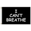 JE NE PEUX PAS RESPIRER LE DRAPEAU BLACK LIVES MATTER Parade Banners Against Violent Law Enforcement Against Racial Discrimination Tapestry Flag DW5421