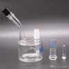 Mini NEXUS Glass Bong oil burner Hookahs tire percolator vapor bubbler dap rig water pipe 14.4mm joint