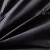 Schwarzes Bettbezug-Set mit Quetschfalten, 23-teilig, TwinQueen, King-Size-Bettwäsche, Bettwäsche-Sets, Home el Useno-Füllung, ohne Bettlaken 5940303