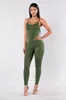 Kvinnor Slim Jumpsuit Solid Bodysuit Playsuit Sexig Backless Ärmlös Sling Jumpsuit Overaller Skinny Long Trousers Maternity Bottoms M1894