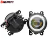 2x Super Bright LED Fog Light For Peugeot 207 307 407 607 3008 SW CC VAN 2000-2013 Angel eye