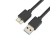 USB3.0 عالية السرعة القرص الصلب المحمول ربط كابل USB3.0 إلى موصل Micro B USB AM-Micro B 0.3M 0.5M 1M