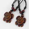Drop 8pcs Styles mixtes Styles ethniques Tribal Faux Yak Bone Sea Turtle Pendants Collier Réglable 7363845