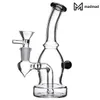 Glas Roken Bong Water Pijp 6 "Tall With Free Glass Bowl Heady Oil Rig Diffuser Percolator Bubbler 1122