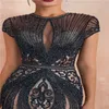 Gatsby 2019 lüks şaşırtıcı boncuklu kristal deniz kızı gece elbiseleri yousef aljasmi muhteşem Arapça gerçek balo önlükleri pist moda in1938316
