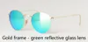 Lunettes de soleil de haute qualité pour hommes et femmes, marque de styliste, monture métallique, verres ronds, lunettes de soleil uv400 avec étui 209V