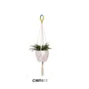 Plant Hanger Macrame Muur Opknoping Plant Mand Katoenen Touw Bloem Pot Houder Indoor Outdoor Balkon Decoratie Muur Art