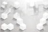Personalizado papéis de parede papel de parede moderno para sala parede 3d abstrato estéreo geométrica