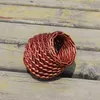 Penholder wicker vase willow flower pot wickerwork makeup pen brush container storage home ornament decoration personality