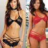 Bras conjuntos erótico sexy roupa interior mulheres lingerie senhoras trajes transparentes babydolls sob tentação sutiã pornô panties1257m