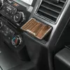 Ford F150 2015+車のスタイリングのインテリアアクセサリーのためのABSセントラルコントロール電源ソケットの装飾カバー