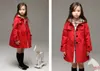 2021 NIEUWE KINDERS Kleding Girl Autumn Princess Coat vaste kleur Mediumlange een enkele borsten Trench Baby Outerwear3078893