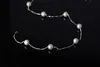 Yhamni 925 Sterling Silver Jewelry 12 PCS 6mm Freshwater Pearl Box Chain Choker Halsband Kolye Collares Bijoux Femme DN170228M