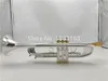 Nieuwe trompet 190S-77 Muziekinstrument BB Flat trompet Sorteren Preferred geslepte vergulde trompet Professionele uitvoering