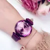 고급 로즈 골드 여성 시계 2019 패션 정품 가죽 품질 일본 이동 방수 여성 손목 시계 선물 클럭 226f