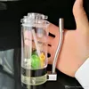Il nuovo acrilico con pentola alcolica ﾠ, bong di vetro all'ingrosso, narghilè di vetro, accessori per tubi a fumo