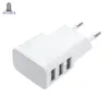 5V 2A EU MULTI USB Laddare Device Plug for OnePlus iPhone 6 5S 5 4S för Samsung Galaxy S5 Travel USB Ström Adapter Väggladdare 100PCS / Lot