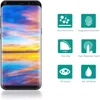 Pour Samsung S8 S9 Plus Note 8 9 Full Glue Protecteur d'écran anti-rayures incurvé Case Friendly Verre trempé avec emballage de vente au détail