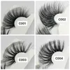 30mm 3D Vizon Kirpikleri Kirpik Yanlış Eyelashes Büyük Dramatik Volumn Vizon 5d Mink Kirpik Kalın Sahte Sakallı Kirpikler