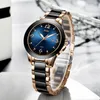 Sunkta Fashion Womenを見るRose Gold Ladies Bracelet Watches Reloj Mujer 2019年Newクリエイティブ防水クォーツ時計CJ191116