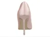 Роскошь Rhinestone Свадебные платье Обувь Мода Сексуальная шелковая 10см Насосы на высоком каблуке Наземные Назовы Направленные Ноги Slip-On Lady Банкетная Обувь 516-5