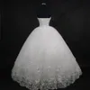 Robe de mariée en Tulle doux, robe de mariée avec Appliques, longueur au sol, robes de mariée à lacets