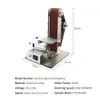 Mini lixadeira de cinta profissional profissional elétrica bricolage máquina de polir ângulo fixo apontador de mesa borda de corte 2350
