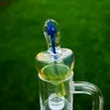 Heady Glass Carb Cap 5 Färger Carb Cap Rökning Tillbehör Unik form Färgad Glas Dome För Quartz Banger Nails Smoke Tillbehör