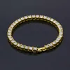 Jóias de pulseira de tênis de diamante de ouro colar de pulseiras de pulseiras geladas de jóias de jóias de hip hop jóias de jóias
