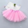 10 cores Top qualidade de cor doces crianças tutus saia de dança vestidos suave roupas vestido de saia tutu de ballet pettiskirt 10pcs / lot T2I368