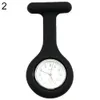 Partihandel-Ny söt silikon sjuksköterska Klocka Brosch Fob Pocket Tunic Quartz Movement Watch N76y