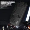 Casos de luxo à prova de choque à prova d'água armadura de metal alumínio 360 proteção completa para novo iphone 11 pro max iphone xr xs max case capa com stan