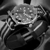 New Diver 300M 212.30.41.20.01.001 Miyota 8215 Automatic A8800 Mens Watch Steel Case Black Texture Dial Black Gray Nylon Strap Puretime 03g7