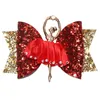 10pcs/Lot Adorable Ballet Girl Glitter Hair Bows For Kids Sequins Hair Clips Sparkly Party Hairgrips Fashion Hair Accessories
