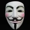 White V Mask Maskerade Mask Eyeliner Halloween máscaras de rosto cheias de festas props vendetta anonymous boy wholesale sn1179