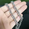 24inch Huge Charming Jewelry Men's 316L Stainless Steel Silver Big O Link Chain Necklace High Quality 13 15mm Not Fades