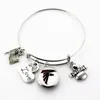 Squadra di calcio americana Atlanta Charms Falcon Dangle Charms Sports Collana bracciale fai da te Bracciale Cionico che appende Charms1182281