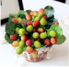 free shipping 9 fruit decoration flower artificial fruit paddle strawberry photo props Artificial plant