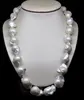 GW large size 18-23 mm naturally pearl necklace 20 "