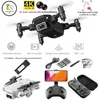 Drone Camera Drone S66 4k HD Telecamera grandangolare 2 milioni di pixel Wifi Fpv Drone Doppia fotocamera Altezza Mantenimento droni con telecamere Rc Quadcopter