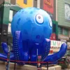 Grote blauwe opblaasbare octopus ballon Big Head and Tentakels Cartoon zeedierenmodel voor aquarium- en pretparkdecoratie